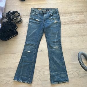 Red Engine Distressed Jeans